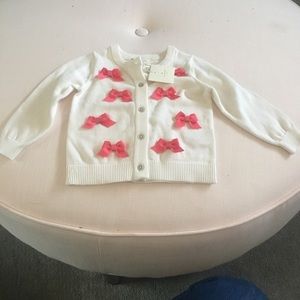 Kate spade bow sweater NWT